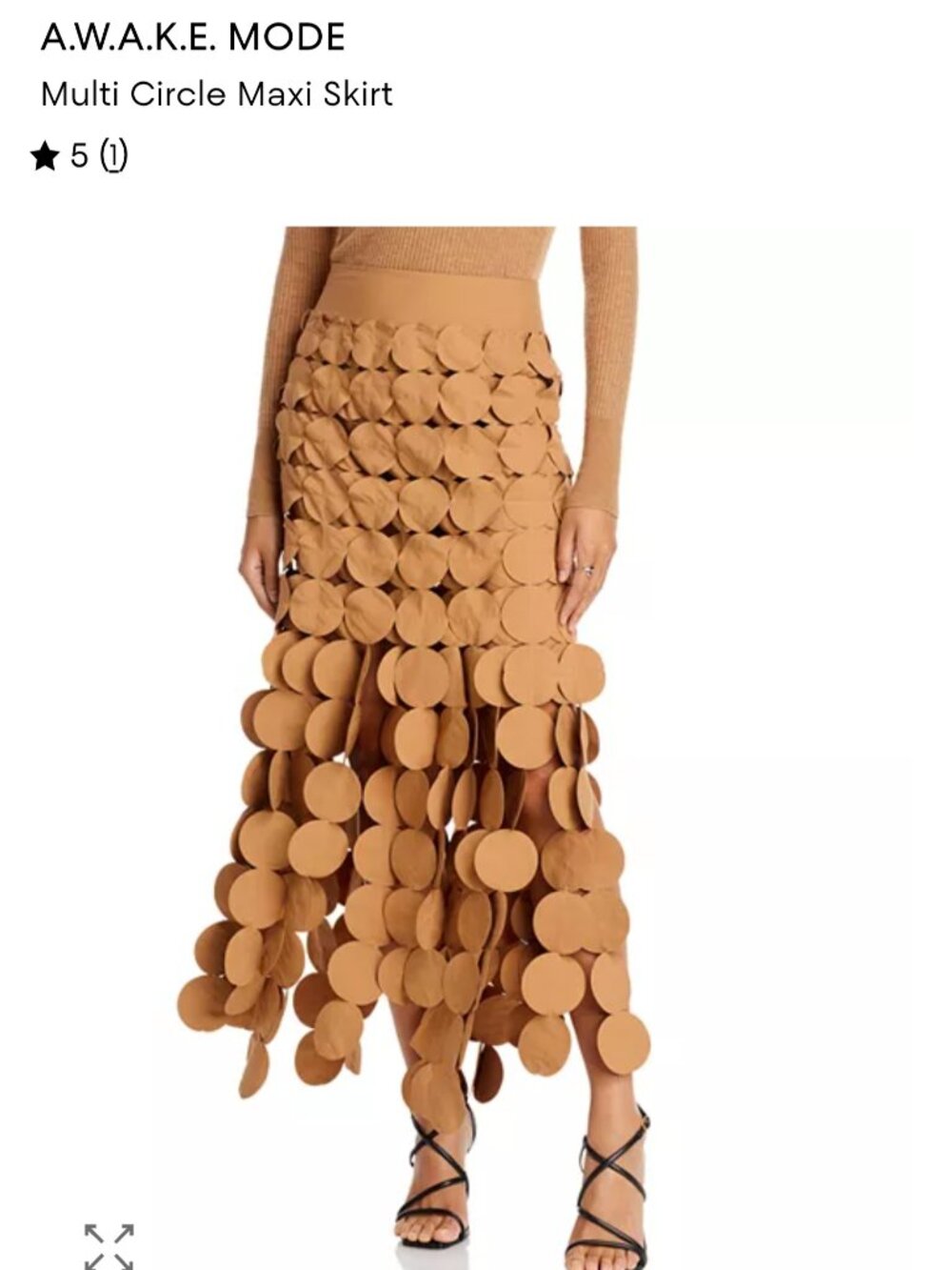 A.W.A.K.E. MODE Multi Circle Maxi Skirt